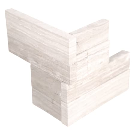 MSI Marble Hardscape Wall Corner Piece - Honed Stone Visual - Sold by Carton (1 SF/Carton) White Oak