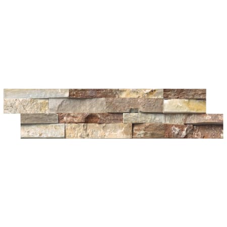 MSI 24" x 6" Rectangle Wall Tile - Textured Sandstone Visual - Sold by Carton (4 SF/Carton) SplitFace