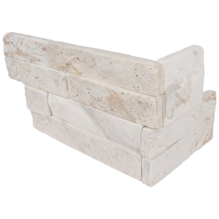 MSI 18" x 6" Rectangle Wall Tile - Splitface Visual - Sold by Carton (4.5 SF/Carton) Royal White