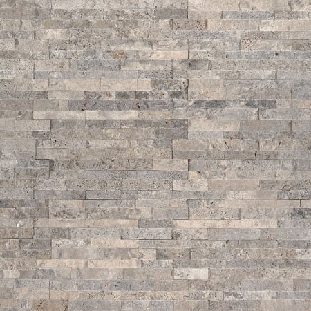 MSI 16" x 4-1/2" Rectangle Wall Tile - Splitface Visual - Sold by Carton (5 SF/Carton) Silver