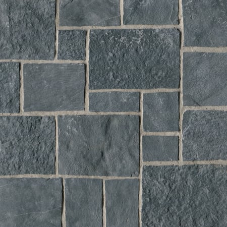MSI Varying Length Loose Square and Rectangle Limestone Hardscape Wall Tile - Splitface Natural Stone Visual - Sold by Pallet (100 SF/Pallet) Midnight Canyon