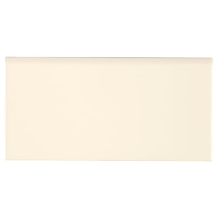 MSI 6" x 3" Polished Ceramic Thin-Set Bullnose Tile Trim Almond