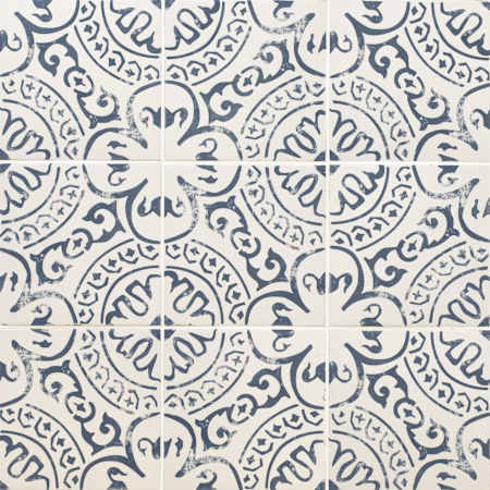 MSI Kenzzi - 8" x 8" Square Floor and Wall Tile - Matte Visual - Sold by Carton (5.16 SF/Carton) Indigo