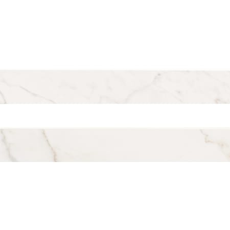 MSI Kaya 24" x 3" Matte Porcelain Grout or Thin-Set Tile Bullnose - Sold by Carton (36 LF/Carton) Calacatta Lucca