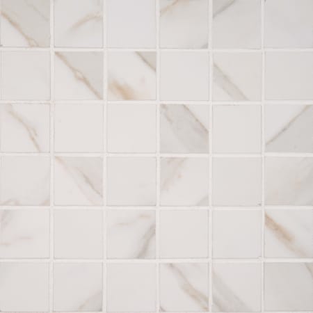 MSI Pietra - 2" Square Mosaic Tile - Glossy Porcelain Visual - Sold by Carton (8 SF/Carton) Calcatta