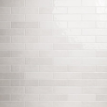 MSI Renzo - 12" x 3" Rectangle Wall Tile - Glossy Ceramic Visual - Sold by Carton (5.5 SF/Carton) Dove