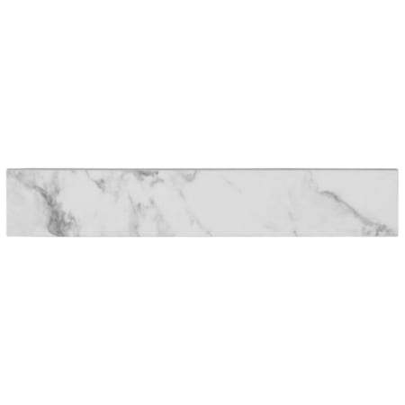 MSI Statuario 18" x 3" Matte Porcelain Grout / Thin-Set Tile Bullnose - Sold by Carton (10 Pieces/Carton) Statuario