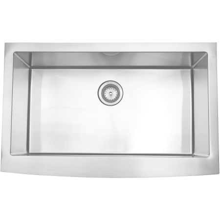 MSI 32-7/8" Farmhouse Single Basin Stainless Steel Kitchen Sink Stainless Steel