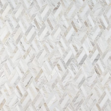 MSI Angora Rhombus 11" x 12" Polished Marble Mesh-Mounted Mosaic Wall Tile - Sold by Carton (9.4 SF/Carton) Polished