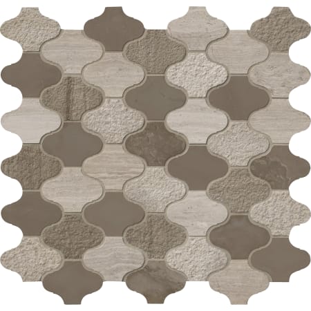MSI Arctic Storm - 1" x 2" Baroque Mosaic Tile - Varied Marble Visual - Sold by Carton (10.5 SF/Carton) Gray