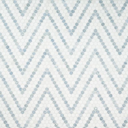 MSI Azula Sazi 11" x 14" Polished Marble Mosaic Floor And Wall Tile - Sold by Carton (10.4 SF/Carton) Sazi