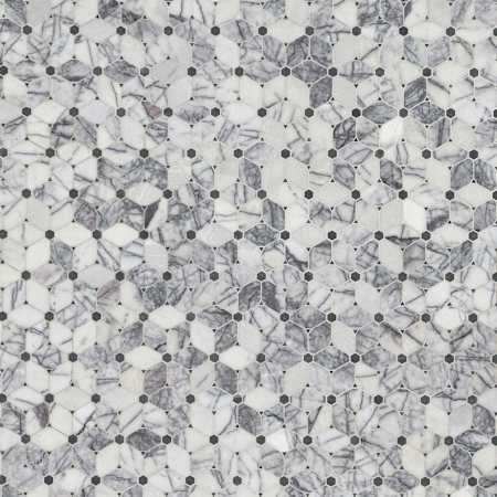 MSI 11" x 12" Geometric Floor and Wall Tile - Polished Visual - Sold by Carton (9.7 SF/Carton) Cecily Lilac