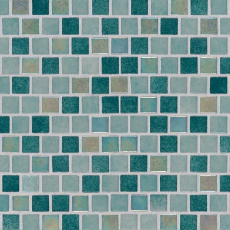 MSI Caribbean - 1" Square Mosaic Tile - Glossy Glass Visual - Sold by Carton (19.4 SF/Carton) Jade