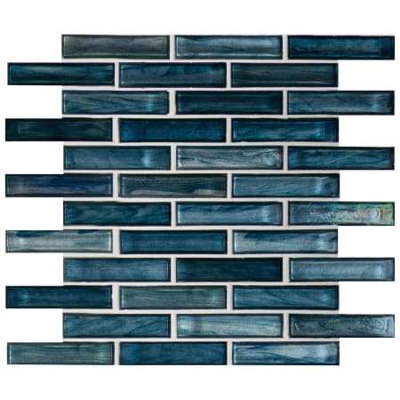 MSI 12" x 12" Dot-Mounted Mosaic Wall Tile - Glossy Glass Visual - Sold by Carton (15 SF/Carton) Oasis Blast