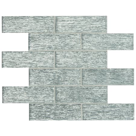 MSI 12" x 12" Brick Mosaic Wall Tile - Glossy Glass Visual - Sold by Carton (9.7 SF/Carton) Chilcott Bright