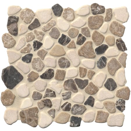 MSI 11-7/16" x 11-7/16" Pebble Mosaic Sheet - Tumbled Marble Visual - Sold by Carton (9.1 SF/Carton) Marble