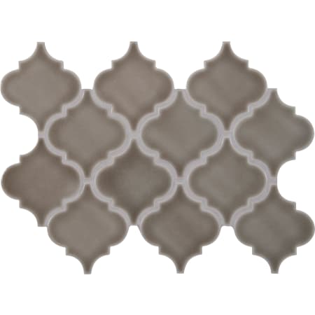 MSI Highland Park - 11" x 16" Arabesque Mosaic Sheet - Glossy Ceramic Visual - Sold by Carton (11.7 SF/Carton) Dove Gray