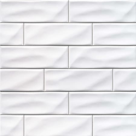 MSI Highland Park - 4" x 12" Subway Field Tile - Glossy Visual - Sold by Carton (4.995 SF/Carton) Whisper White