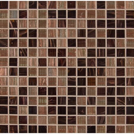 MSI 1" Square Mosaic Tile - Glossy Glass Visual - Sold by Carton (20 SF/Carton) Iridescent