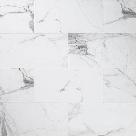 MSI Trecento 11-13/16" Wide Smooth Vinyl Flooring with Low Gloss - Sold by Pallet (1278.42 SF/Pallet) Calacatta Legend