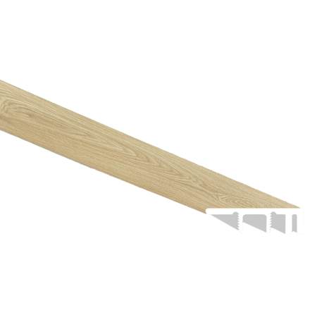 MSI Harland 94" x 2" Glue Down or Nail Down Vinyl Flooring End Cap/Threshold - Sold by Piece (7.83 LF/Piece) Feather