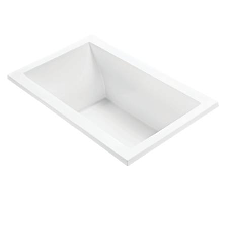 MTI Baths Andrea 11 60" Undermount DoloMatte Elite Air Tub with Left or Right Drain Matte White
