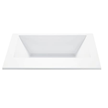 MTI Baths Metro 3 66" Drop In DoloMatte Air Tub Elite with Center Drain Matte White