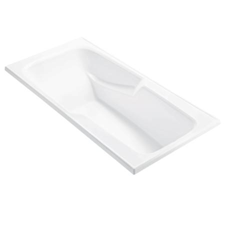 MTI Baths Wyndham 4 71" Drop In DoloMatte Air Tub Elite with Left or Right Drain Matte White