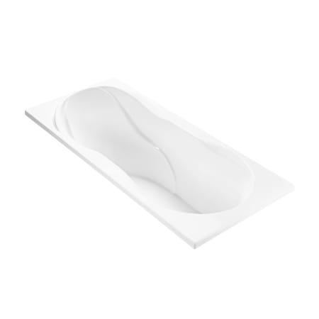 MTI Baths Reflection 5 72" Drop-In Acrylic Aria Elite Tub with Reversible Drain and Overflow White