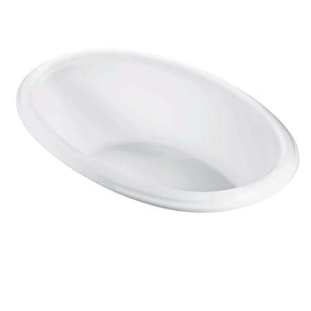 MTI Baths Andrea 13 66" Drop In DoloMatte Elite Ultra Air Whirlpool Tub with Center Drain Matte White