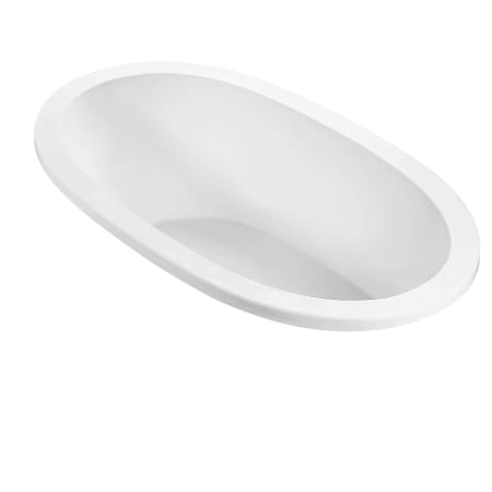 MTI Baths Adena 4 63" Undermount DoloMatte Elite Air / Whirlpool Tub with Left or Right Drain Matte White