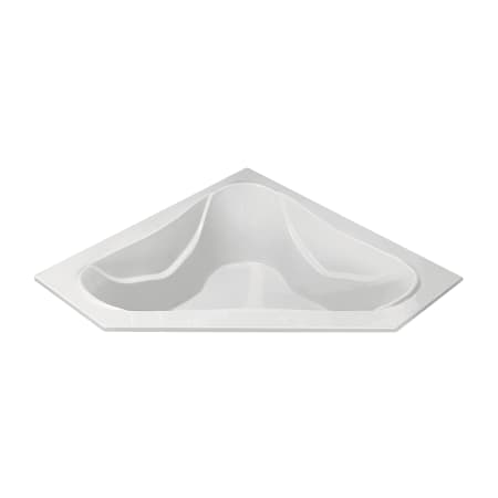 MTI Baths Cayman 3 66" Drop In Acrylic Air Elite and Ultra Whirlpool Tub with Center Drain and Overflow White