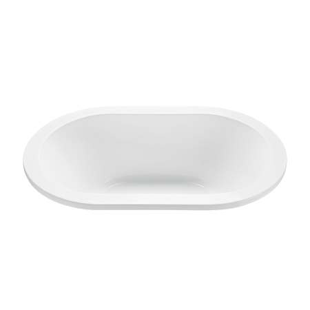 MTI Baths New Yorker 2 66" Drop-In Acrylic Aria Elite and Whirlpool Tub with Center Drain and Overflow White