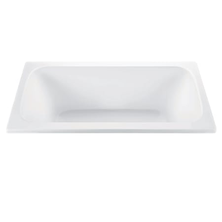 MTI Baths Sophia 2 72" Undermount DoloMatte Elite Ultra Air Whirlpool Tub with Left or Right Drain Matte White