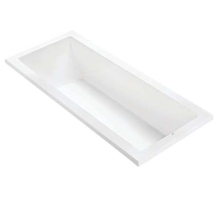 MTI Baths Andrea 2 72" Undermount DoloMatte Air Tub Elite Stream with Left or Right Drain Matte White