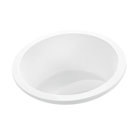 MTI Baths Jasmine 2 Designer 52" Drop In Acrylic Air Massage Tub with Center Drain Placement and Overflow White