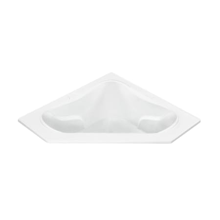 MTI Baths Cayman 1 60" Drop In Acrylic Air Bath Tub with Center Drain and Overflow White
