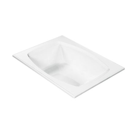 MTI Baths Shelby 72" Drop-In Acrylic Air Bath and Ultra Whirlpool Tub with Center Drain and Overflow White