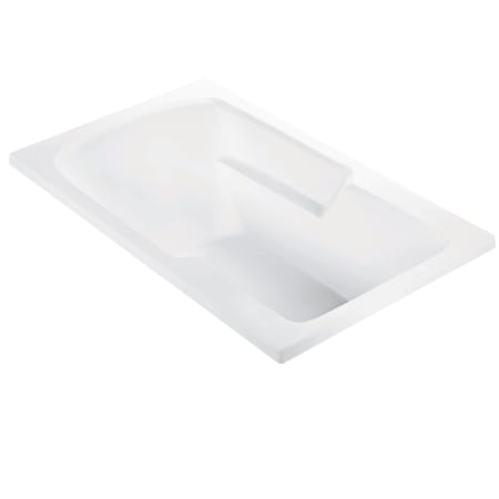 MTI Baths Wyndham 1 60" Drop In DoloMatte Microbubbles Whirlpool Tub with Left or Right Drain Matte White