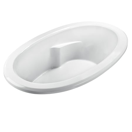 MTI Baths Basics 69" Drop In Acrylic Soaking Tub with Rear Drain White / Gloss