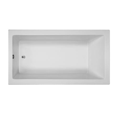 MTI Baths Drop In Acrylic Whirlpool Tub with Drain White