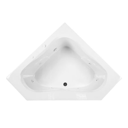 MTI Baths Drop In Acrylic Whirlpool Tub with Drain White