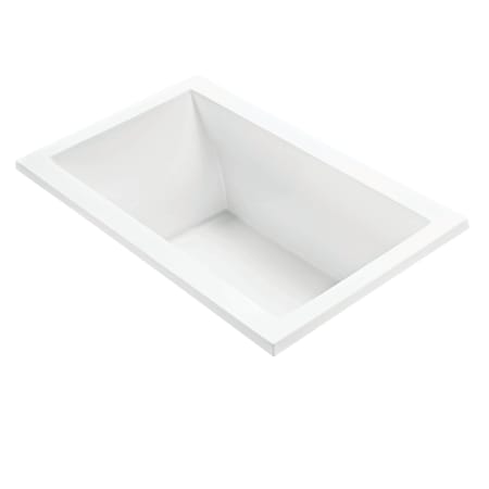 MTI Baths Andrea 11 60" Drop In DoloMatte Whirlpool Tub with Left or Right Drain Matte White