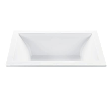 MTI Baths Andrea 13 66" Undermount DoloMatte Whirlpool Tub with Center Drain Matte White