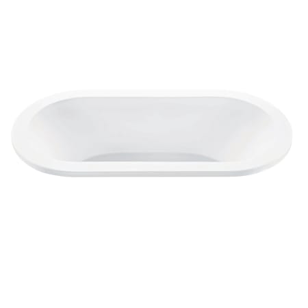 MTI Baths New Yorker 5 60" Drop In DoloMatte Whirlpool Tub with Center Drain Matte White