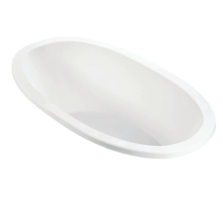 MTI Baths Adena 3 66" Undermount DoloMatte Whirlpool Tub with Left or Right Drain Matte White