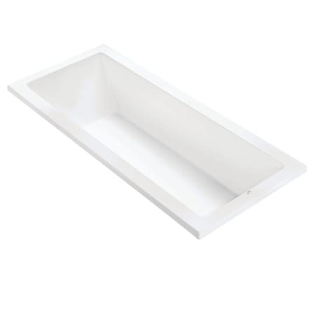 MTI Baths Andrea 2 72" Undermount DoloMatte Whirlpool Tub with Left or Right Drain Matte White