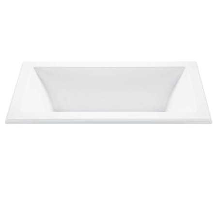 MTI Baths Madelyn 2 66" Drop In DoloMatte Soaking Tub with Center Drain, and Overflow Matte White