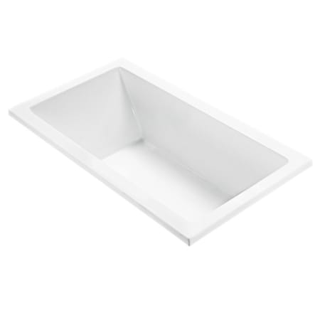MTI Baths Drop In Acrylic Soaking Tub with Drain White