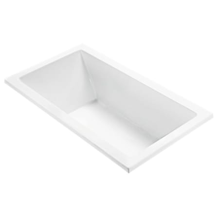 MTI Baths Andrea 23 Undermount Acrylic Soaking Tub with Reversible Drain White